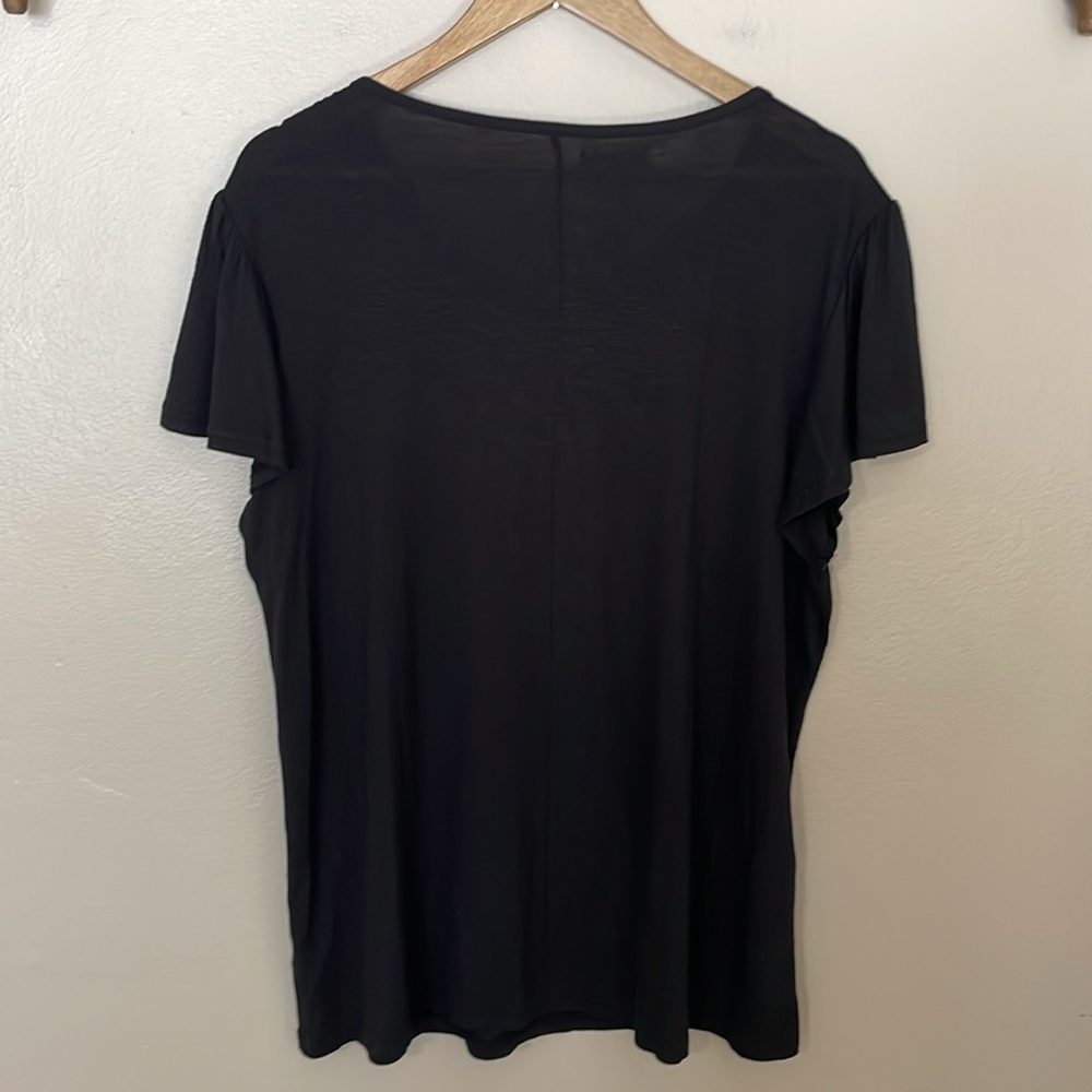 NWT Maurices Black Top. XL - Picture 5 of 6